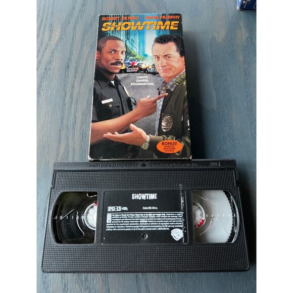 Showtime Robert De Niro Action Comedy Movie Vintage 2002 VHS Tape Pre-Loved - Picture 3 of 4